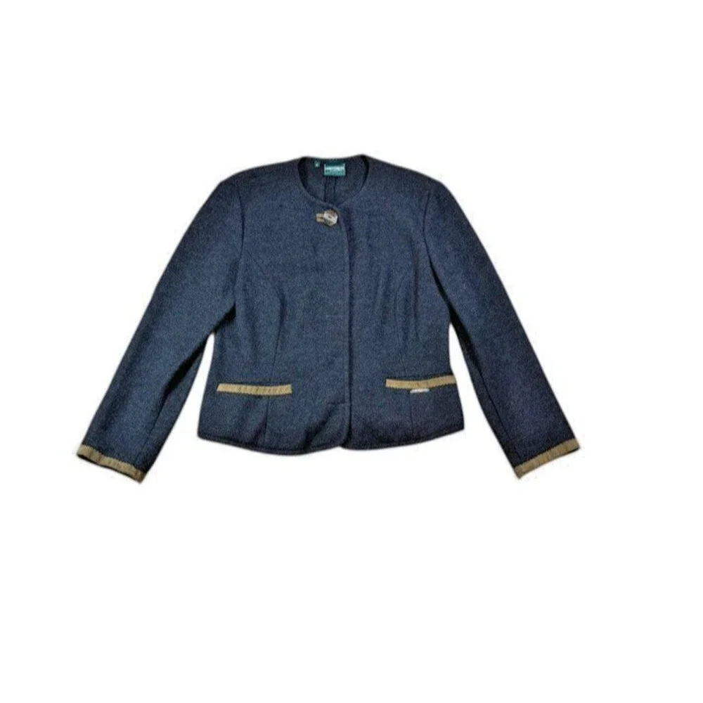 Geiger Austria Cardigan | Coat Size 42 Wool Button Up Sweater Wooden Buttons